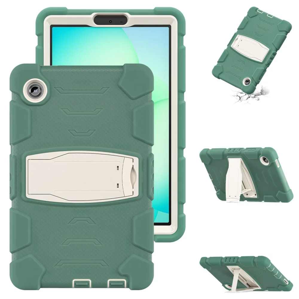 

Прочный защитный чехол для Samsung Galaxy Tab A8 X200 X205 A7 Lite S5e 10.5 T720 Tab A 10.1 T515, детский безопасный чехол + кронштейн