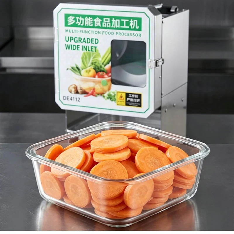 Multi-FunctionVegetable Cutter Commercial Use For Carrot Celery Leek Garlic Scapes Green Pepper Slicing Shredding Vegetable Cutt