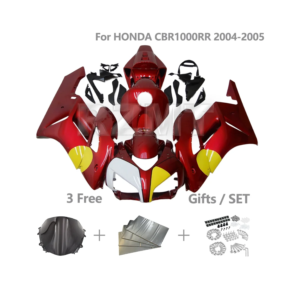 

Комплект обтекателя мотоцикла для HONDA CBR1000RRR 2004-2005 CBR 1000RR ABS, инъекционные индивидуальные обтекатели, комплект деталей для кузова H1005-1006b