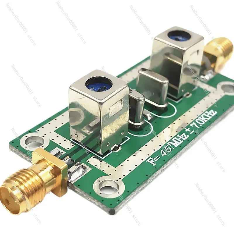 Quartz Crystal Filter Bandpass Narrowband Filter 45MHz ±7KHz