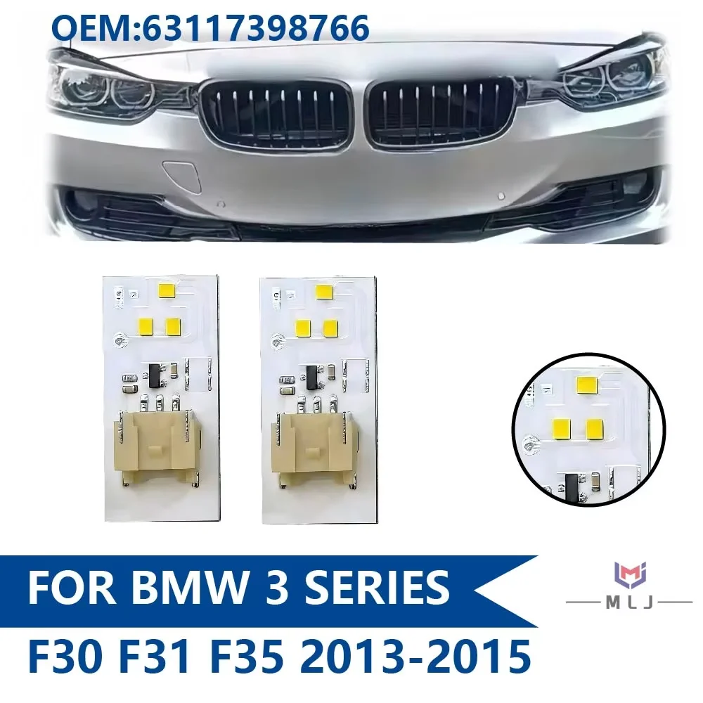 

For BMW 3 Series F30 F31 F35 2013-2015 Headlight Angel Eye Board DRL LED Chip 63117398766 Daytime Running Light Car Accessories