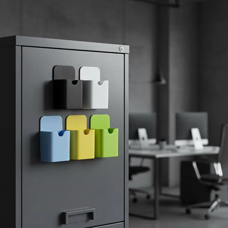 Magnetic Chalk Pen Storage Box Strong Magnetic Whiteboard Holder for Eraser Remote Teaching Home Office School Supplies