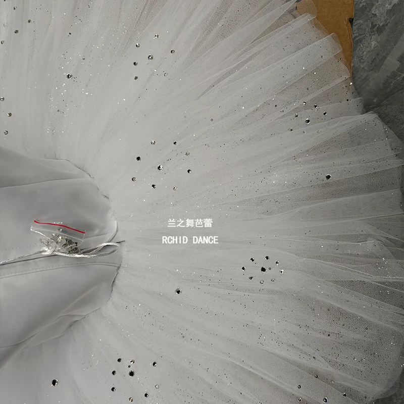 BT01501 Costumi tutù di balletto bianco per adulti per bambini, ragazze, donne, dimensioni personalizzate professionali