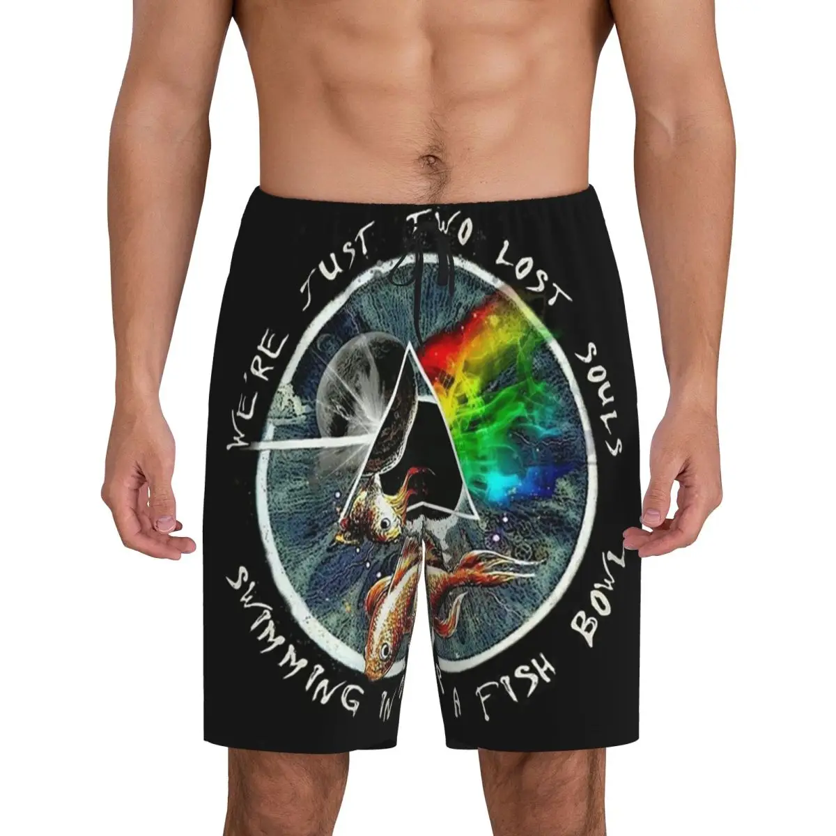 

Custom Singer Love Pink Band Floyd Short Pajama Pants Men Sleepwear Sleep Lounge Bottom Shorts Sleeping Pants