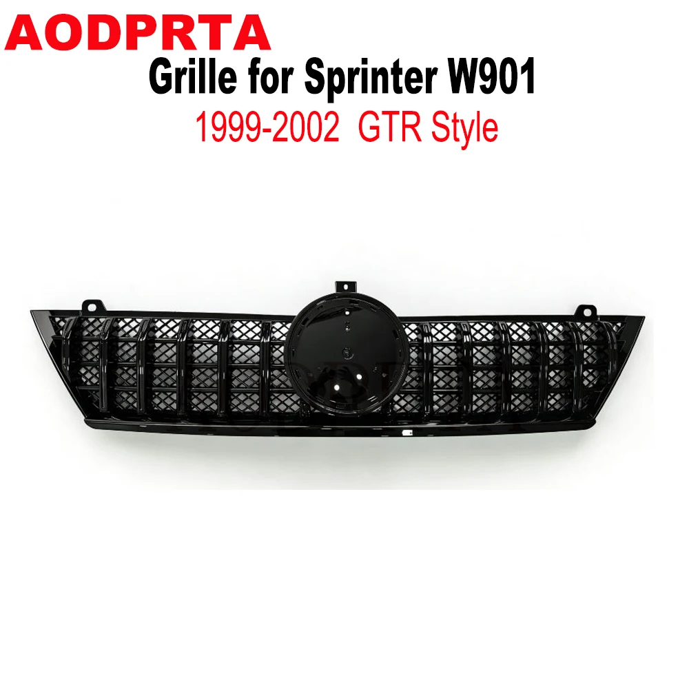 

1999-2002 901 Grille GTR Style Front Bumper Mesh Hood Grill For Mercedes Sprinter W901 Car Racing