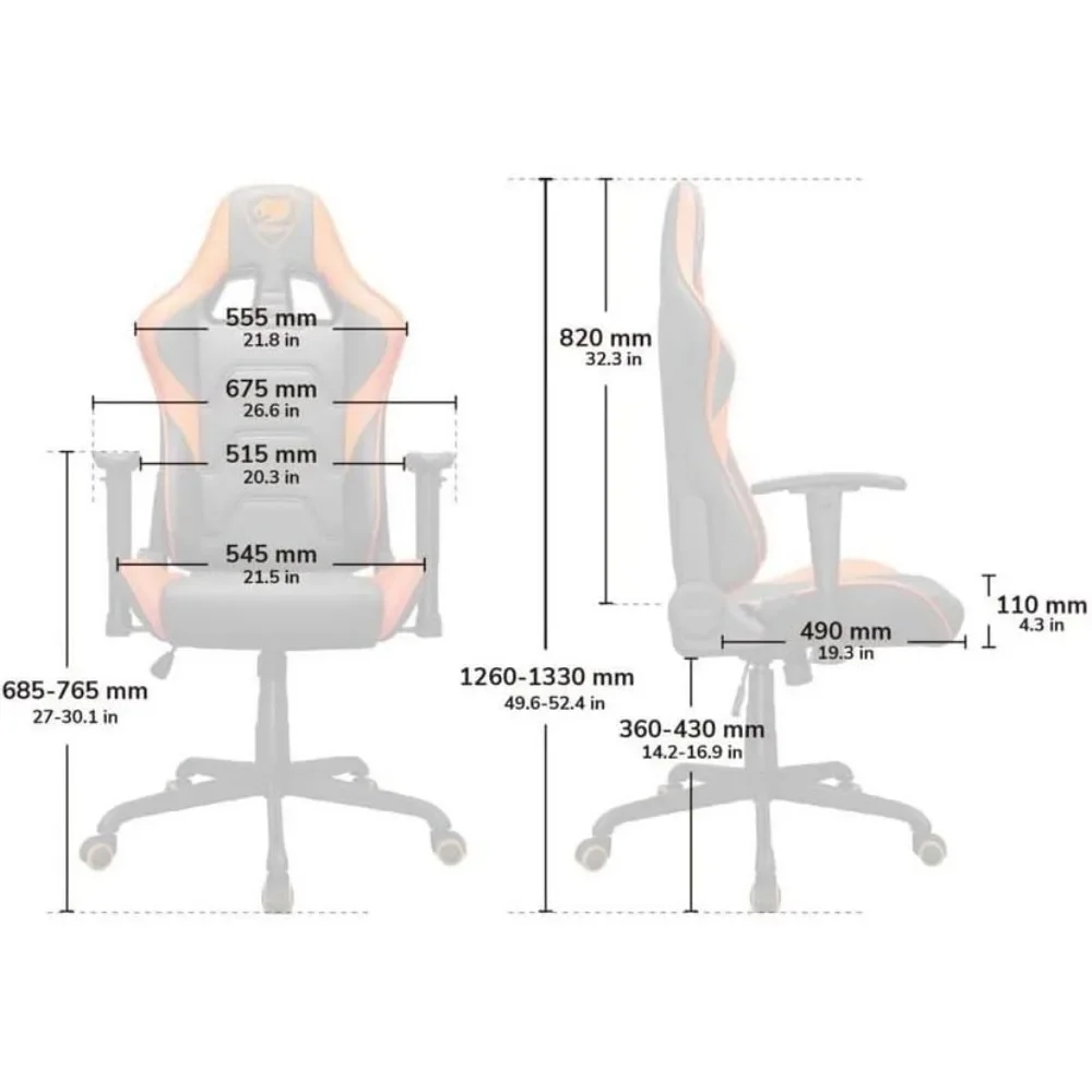 Armor Elite Royal Gaming Chair, Black