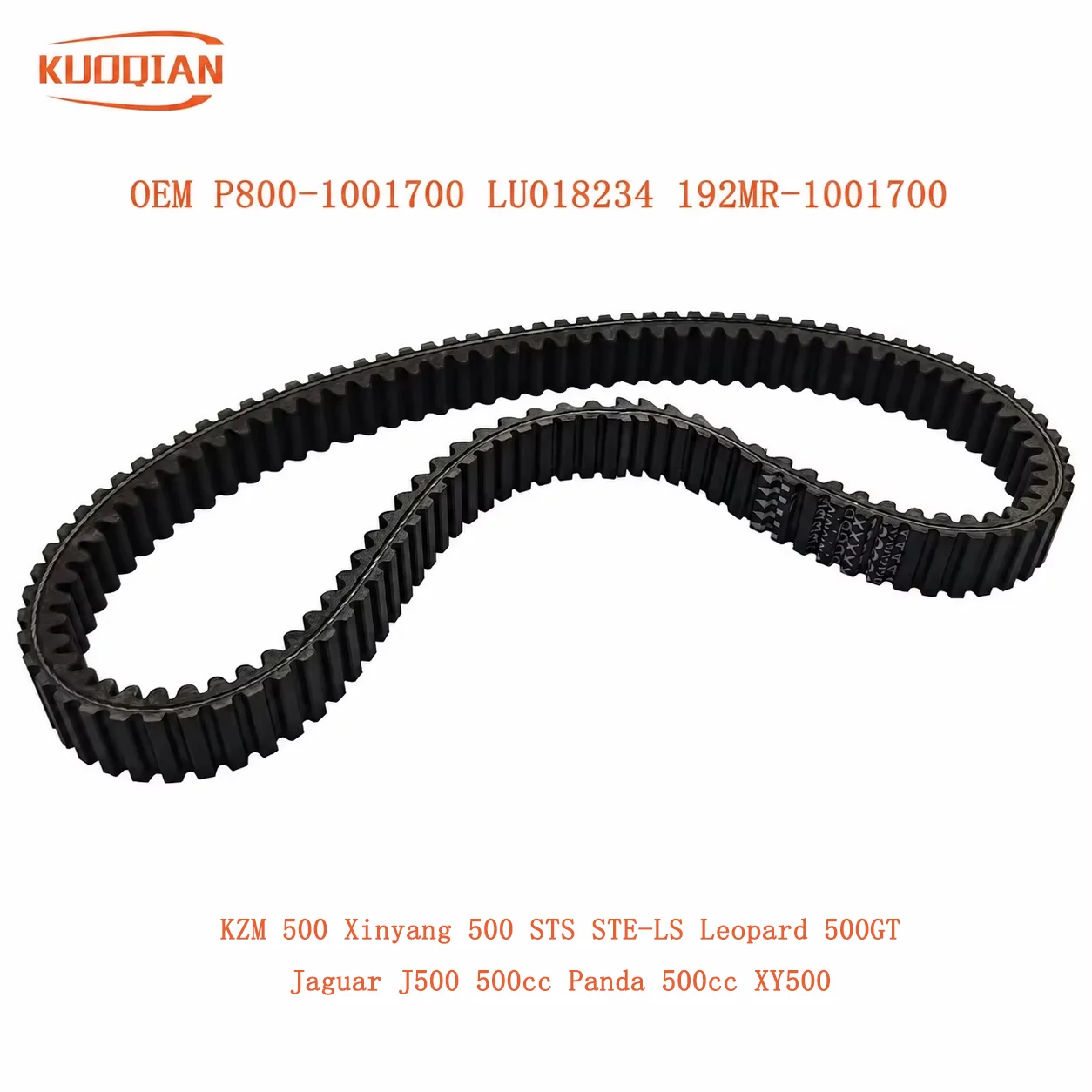 CVT Drive Belt 192MR-1001700 P800-1001700 LU018234 21571-5020 For KZM 500 Xinyang 500 STS STE-LS Leopard 500GT 500K Jaguar J500