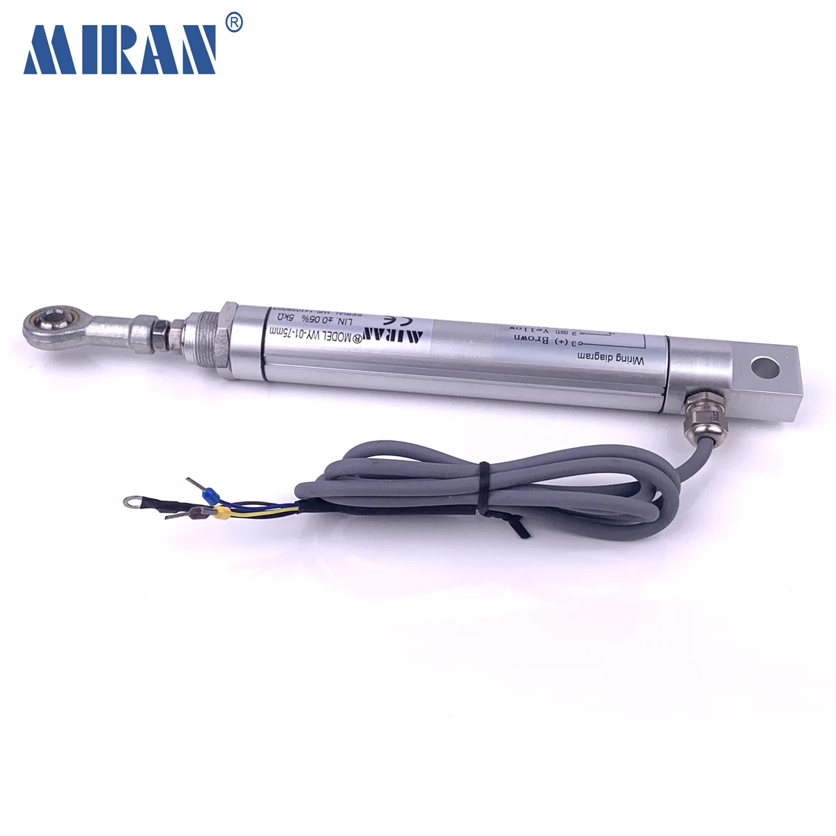 Miran High Sealing Screw Installation Miniature Pull Rod Linear Position Sensor/Scale for Cement Equipment WY-01 100-300mm