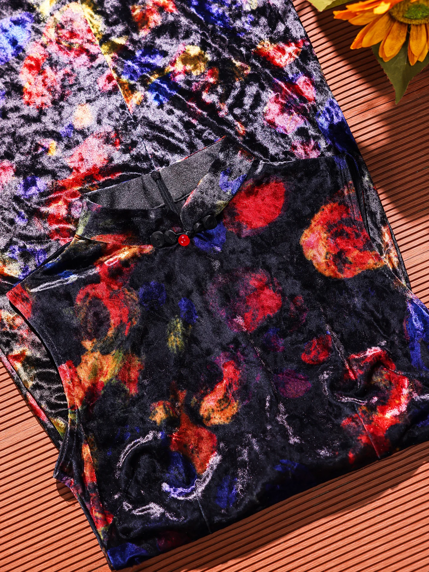 

Новая коллекция: Винтажная длинная бархатная юбка для девушек больших размеров, улучшенная модель, стройнящая фигуру, в китайском стиле, для весны и лета