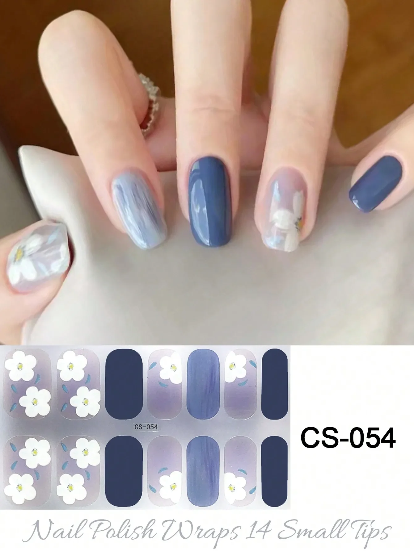 

1 Sheet Classic Glitter Self-Adhesive Nail Polish Stickers, DIY Nail Art Decals Suitable For Holiday Nail Decoration