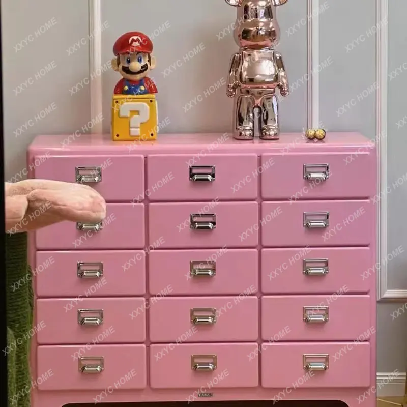 

Комод для хранения в стиле интернет-знаменитостей, маленькая французская мебель, комод с 10 выдвижными ящиками для спальни, Высококачественная мебель для спальни