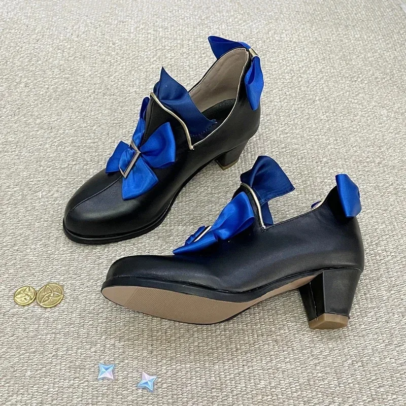 أحذية RealCos Genshin Impact Focalors التأثيرية أحذية أزياء الهالوين التأثيرية