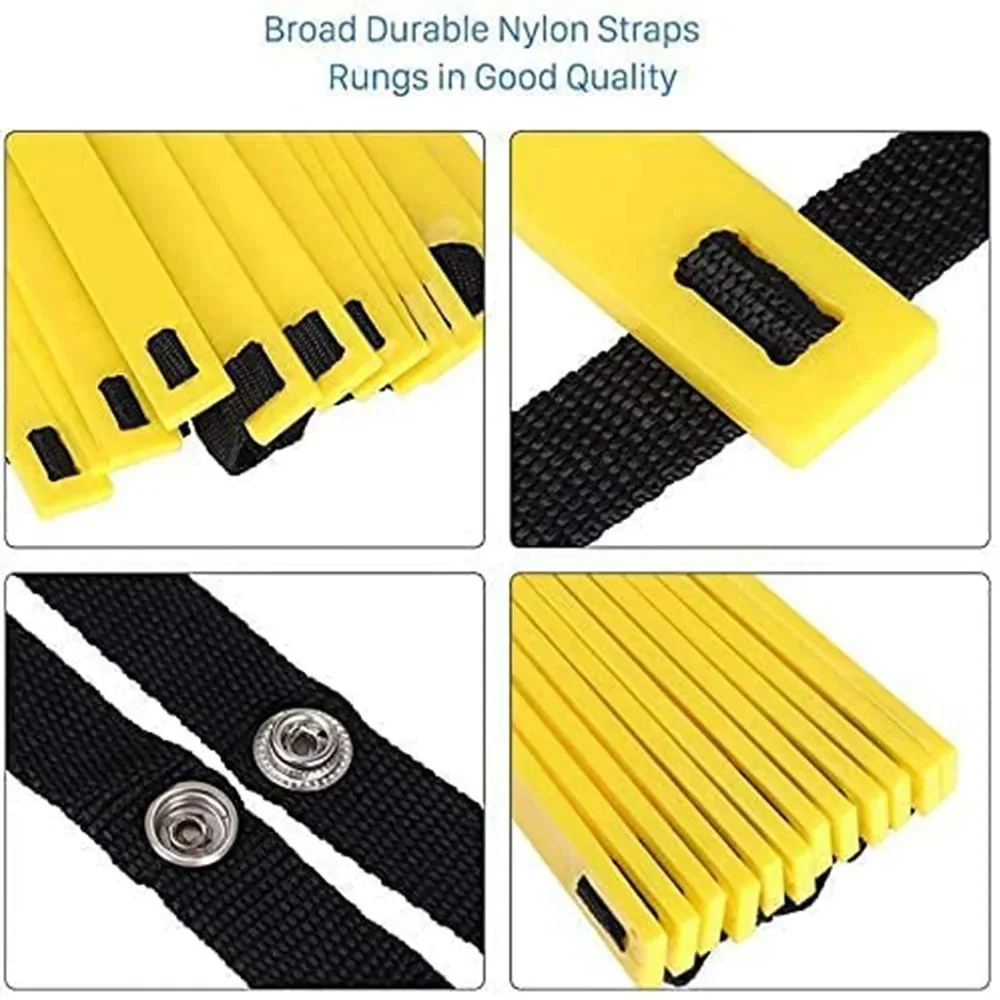 Nylon Straps Training Ladders Agility Flexibility Speed Ladder Stairs Agile Staircase for Fitness Soccer Football Gym Equipment