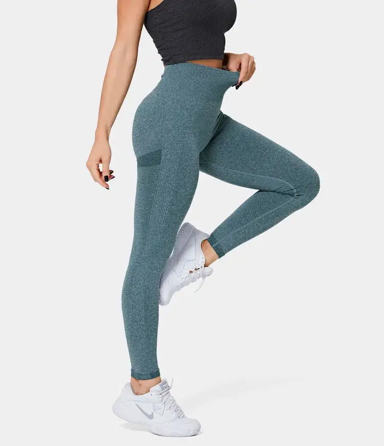 Women Gym Yoga Seamless Pants Sports Clothes Stretchy High Waist Athletic Exercise Fitness Leggings Activewear Pants drop ship