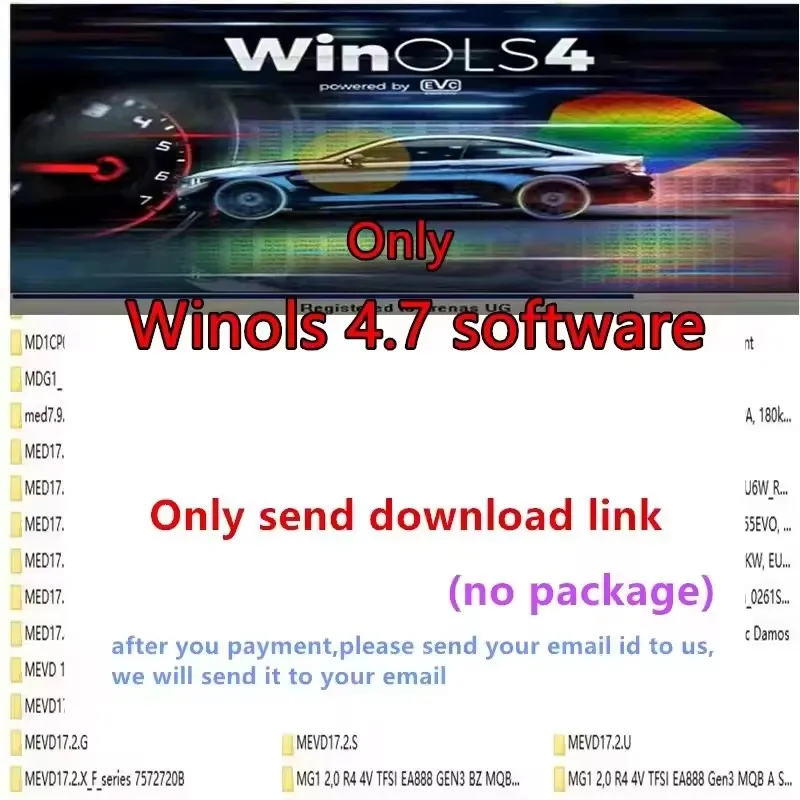 

2024 Latest Car Winols 4.7+ 93GB WINOLS DAMOS BIG PACK (NEW) 2020-2021-2022 Chip Tuning OLS Total Size 93 GB Free Help Install