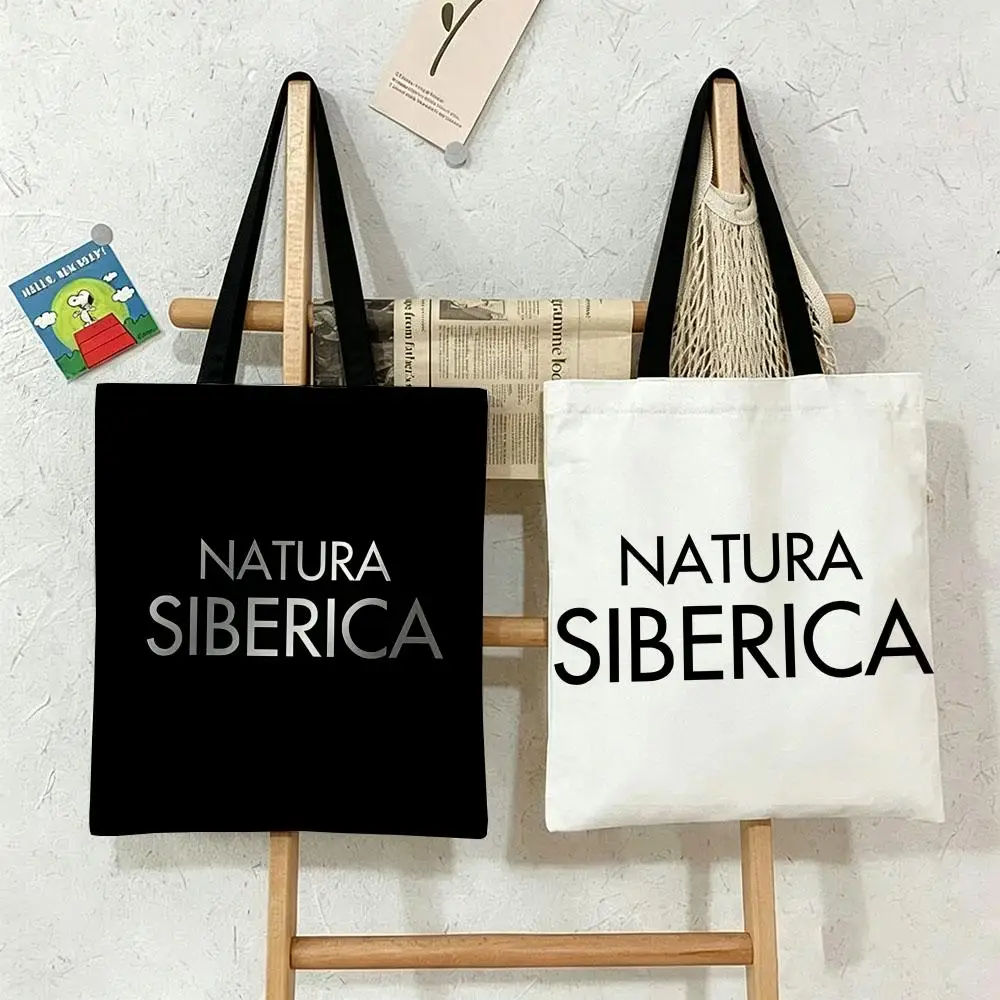 Las bolsas de almacenamiento de la marca N-Natura Siberica son adecuadas para la escuela, compras, viajes, trabajo y compras de supermercado.