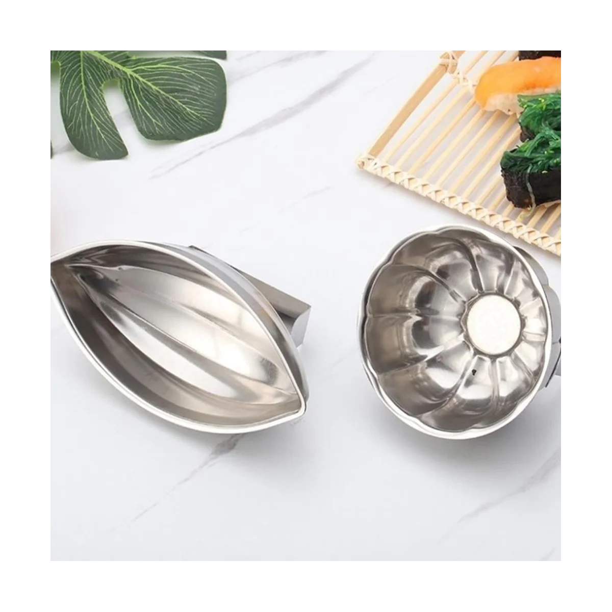 Japanese-Style Stainless Steel Boat-Shaped Egg-Wrapped Rice Mold Rice Molds Pumpkin Model