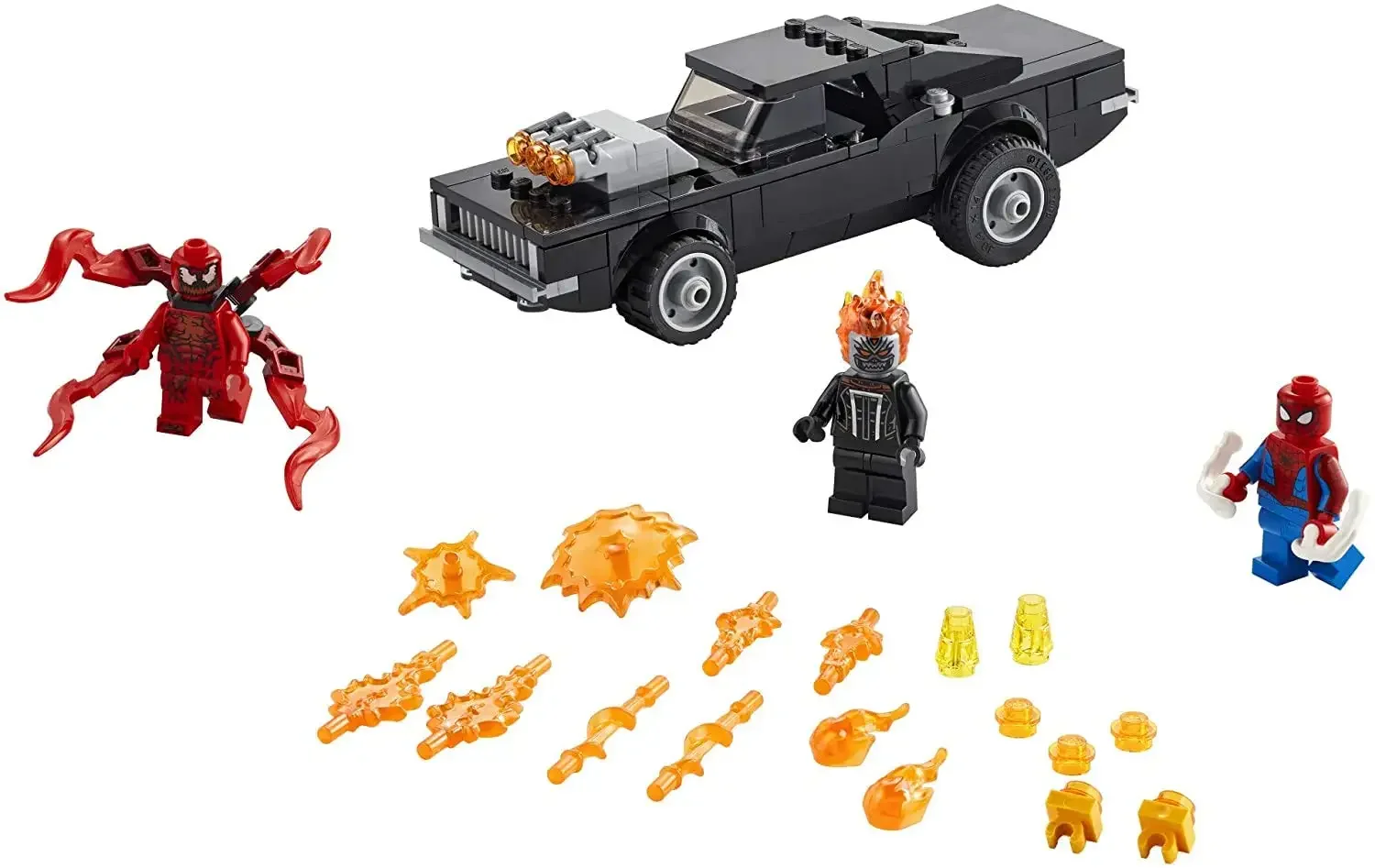 LEGO Marvel Spider-Man: Ghost Rider vs. Carnage 76173 Collectible Building Toy for Kids, New 2021 (212 Pieces)