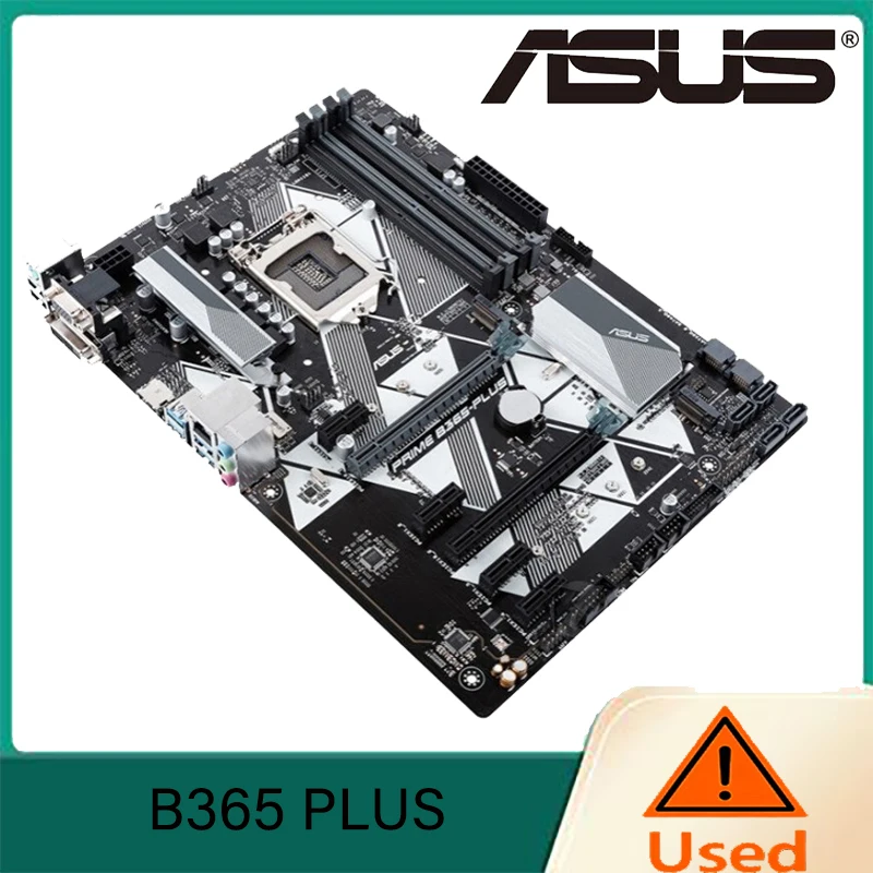 

ASUS PRIME B365-PLUS Motherboard Intel B365 LGA 1151 DDR4 M.2 ATX Core DVI-D