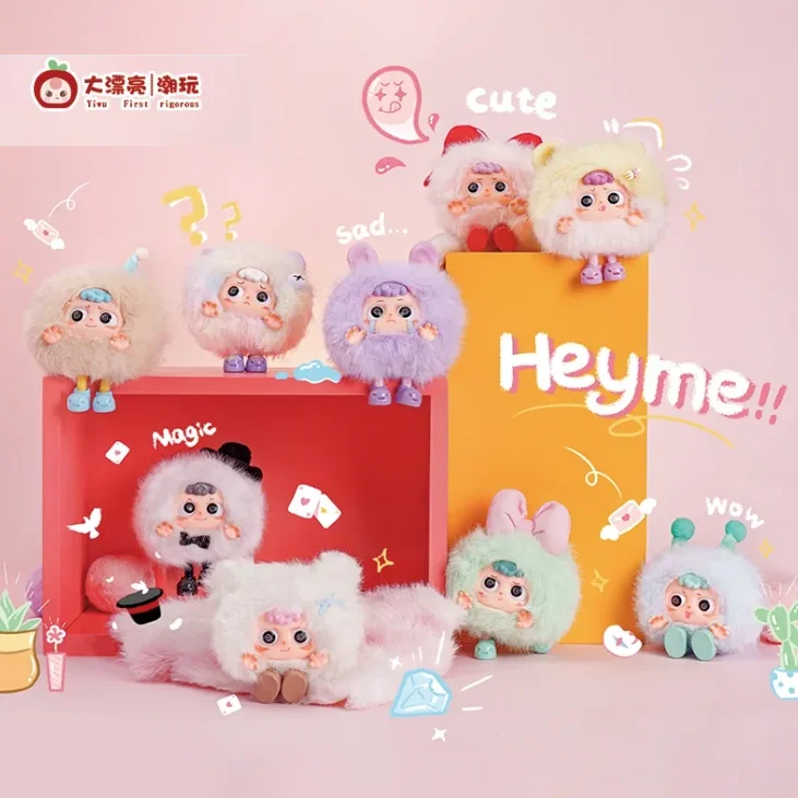 

Новая оригинальная серия Heyme Dear Little Ghost, слепая коробка, милая коллекция кукол, украшение для рабочего стола, модный тренд, подарок для девочки