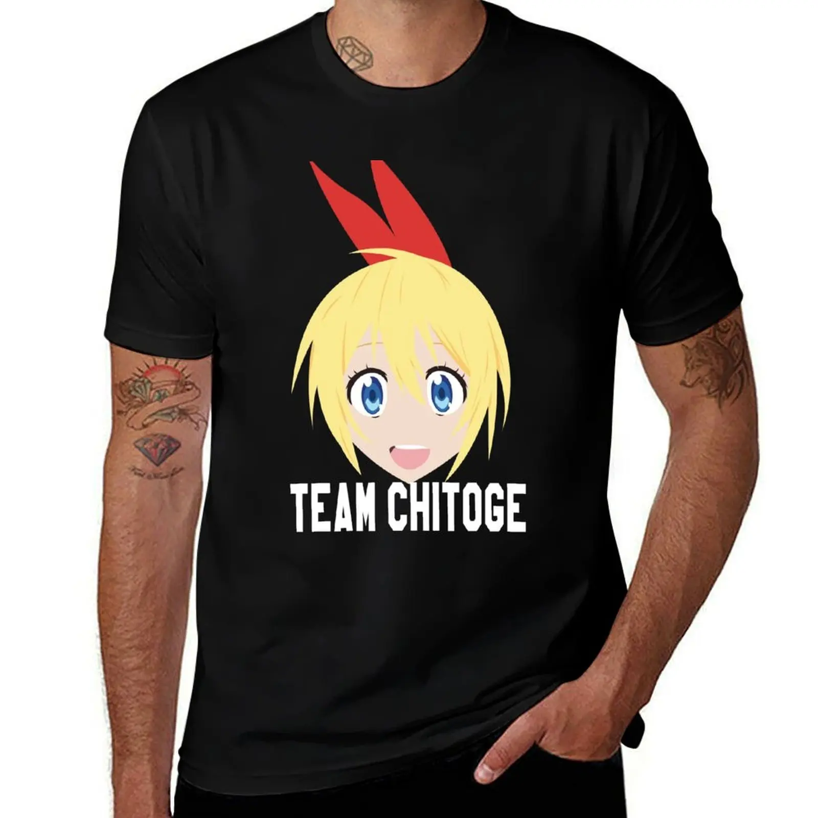 

Team Chitoge - Nisekoi T-Shirt t shirt man plain t shirt man cotton man t shirt luxury T-Shirt