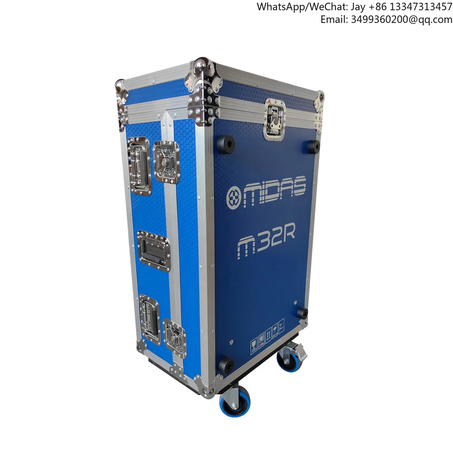 

Customized M32R Live Digital Mixer Flight Case With Wheels Pa System Music Equipment Portable Flight Case Indoor Outdoor
