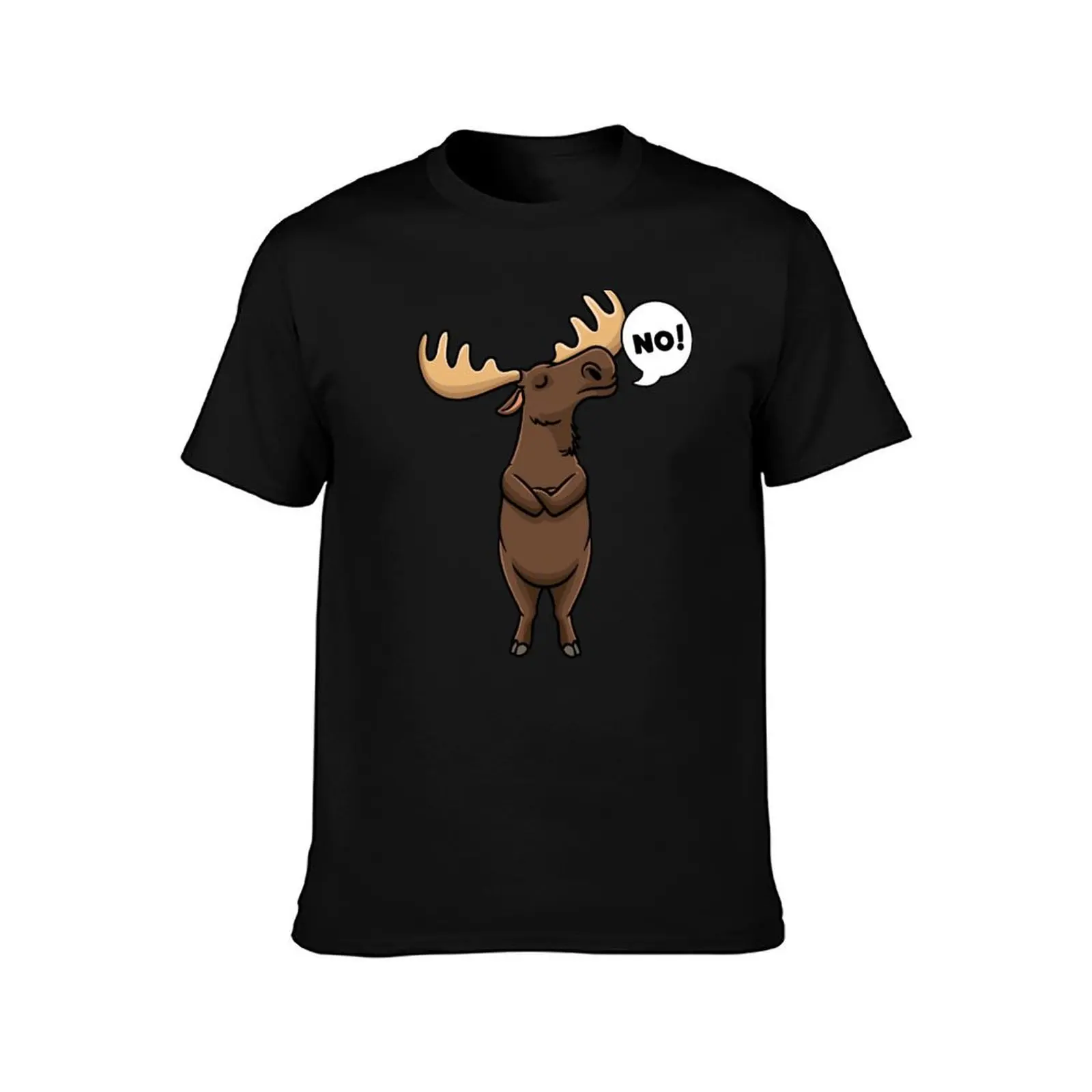 Stubborn Moose Deer Elk Men Women Kids T-Shirt Running Performance Short Sleeve Tee T-Shirt