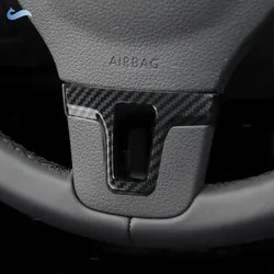 Car Accessories ABS Carbon Fiber Steering Wheel Bottom Frame Cover Trim For VW Golf 6 MK6 Passat B7 CC Tiguan Jetta Sharan Caddy