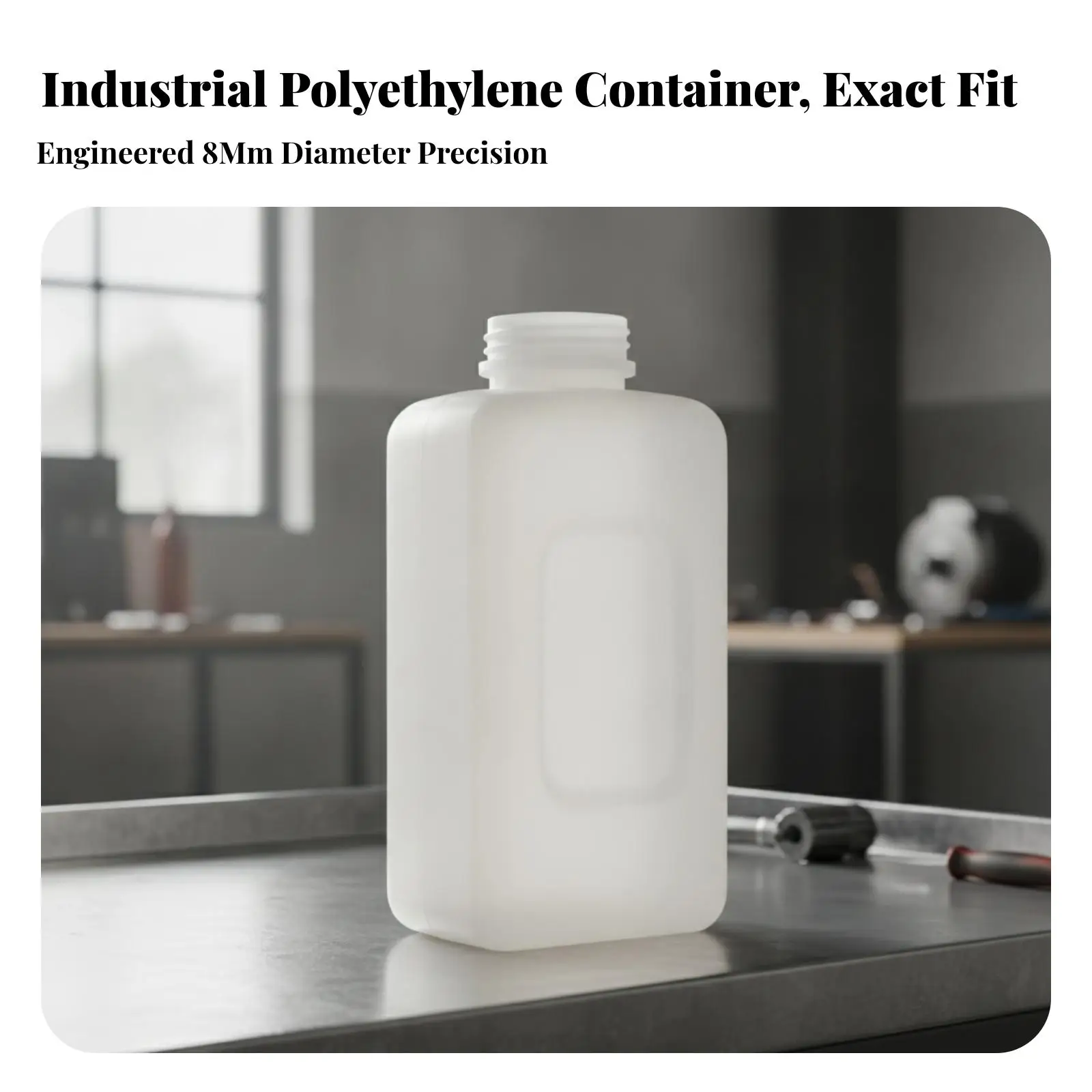 Construction Machine Coolant Reservoir Tank Plastic Excavator Auxiliary Overflow Bottle Screw Cap Top Translucent Body 8mm Port