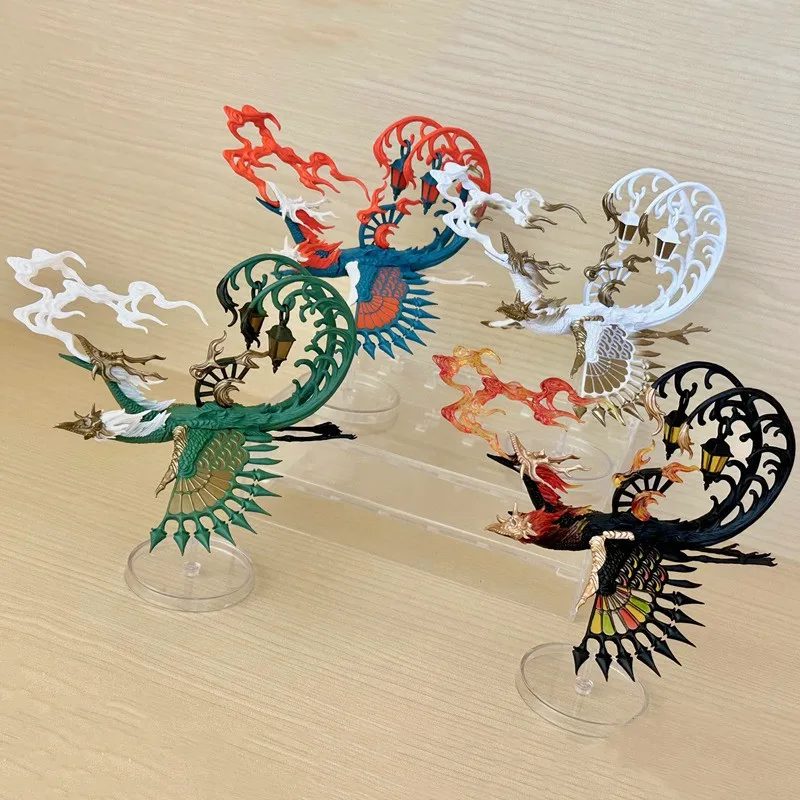 

Gachapon Капсульные игрушки Романтические фэнтезийные существа Птицы Собранные фигурки Модель Феникса Игрушечные фигурки Коллекция настольных украшений