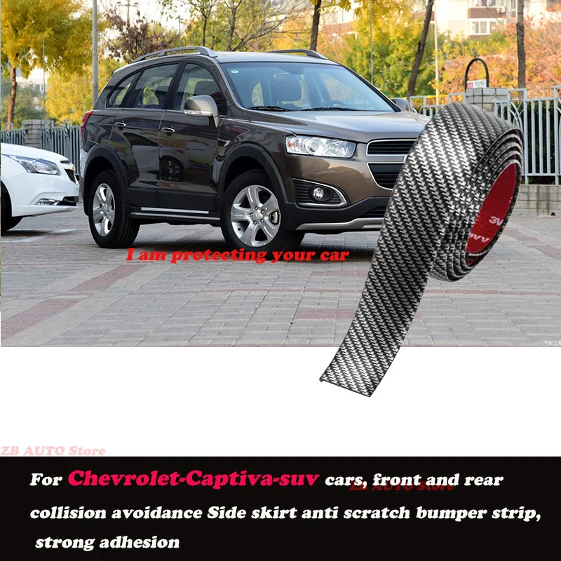 

Strong adhesive bumper strip, front and rear lip side skirts, collision and scratch resistant, suitable For Chevrolet Captiv suv