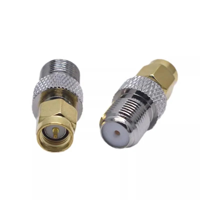 SMA male to F female all-copper radio frequency SMAJ/FK SMA female threaded inner needle to F male threaded inner hole