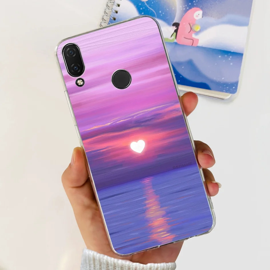 Silicone Case For Huawei Nova 3 3i Cover INE-LX2 INE-LX9 Soft TPU Phone Case For Huawei Nova 5T YAL-L21 Funda on Nova5t 7i Coque
