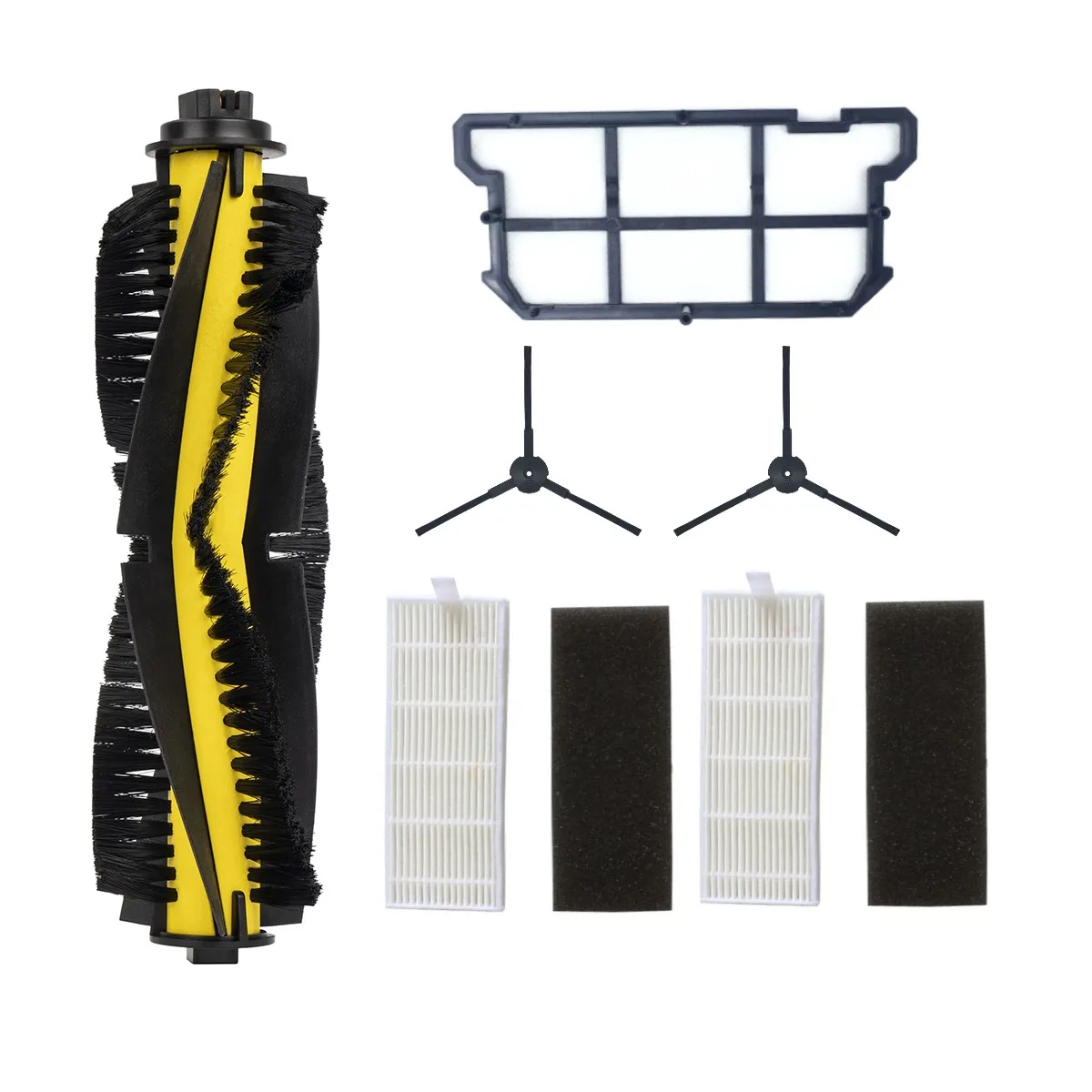 

Spare Accessories For ILIFE A4 A6 A40 T4 X432 X430 Robot Vacuum, Replacement Main Brush HEPA Filter Side Brush Sponge parts