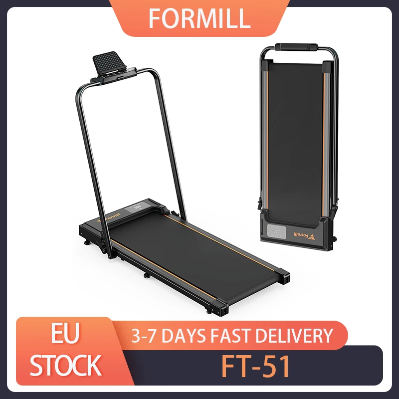 Tapis roulant Formill FT-51 2in1, motore da 2,5 HP, display a LED, 265 libbre max. Carico, velocità