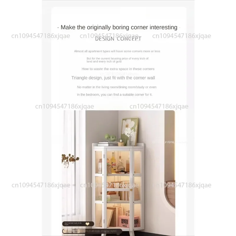 Corner cabinet; restaurant corner ; wall-mounted triangular cabinet; corner storage ; living room  corner.