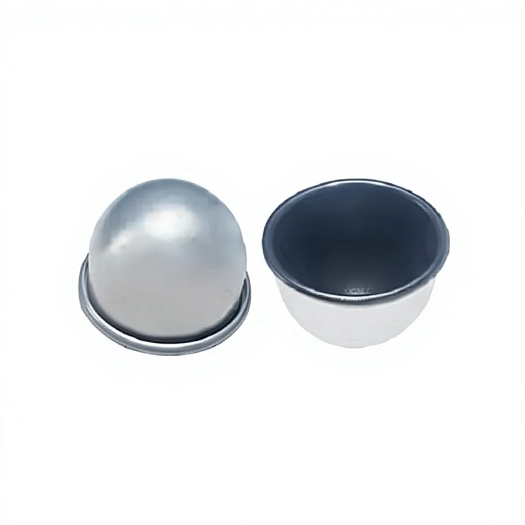 Factory Customizable 10*7.5cm Aluminum Alloy Non-stick Basque Round Cakes, Bread and Toast Baking Moulds Tins