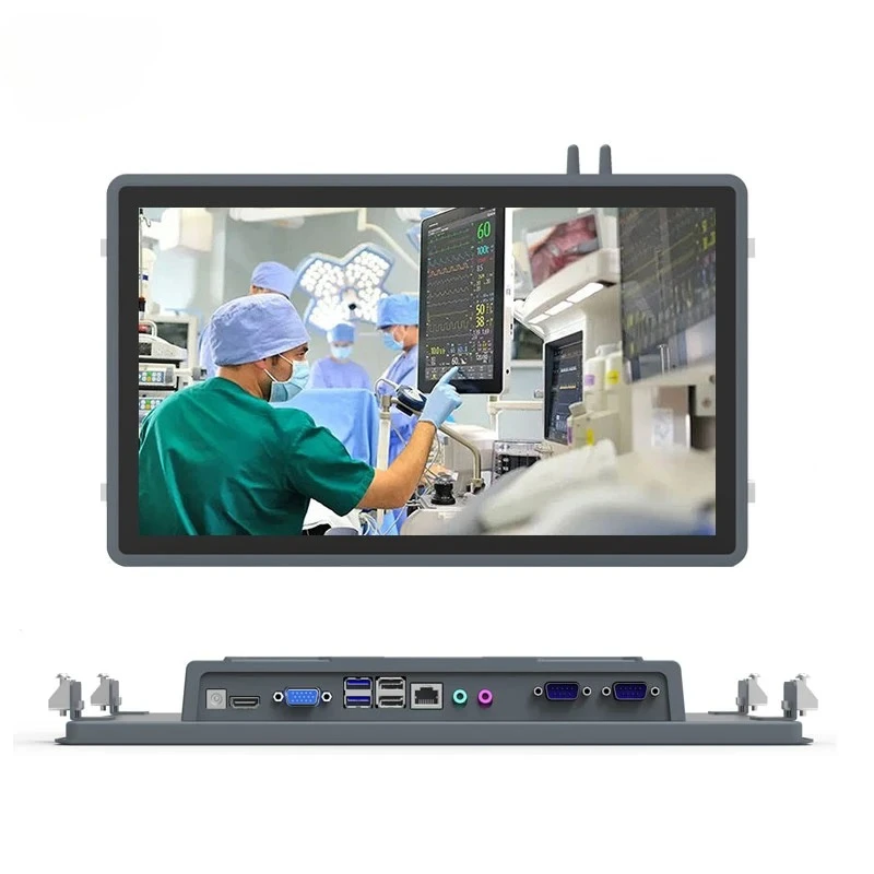 

18.5 Inch Open Frame Wall Mount IPC Industrial PC IP65 Waterproof Fanless With 1920x1080 Resolution Touch Screen Embedded Stock