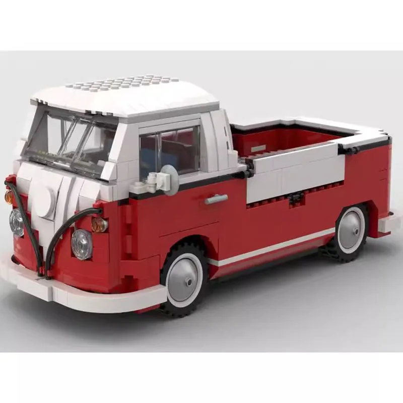 MOC ピックアップ トラック クリエイティブ パズル ビルディング ブロック モデルのおもちゃ