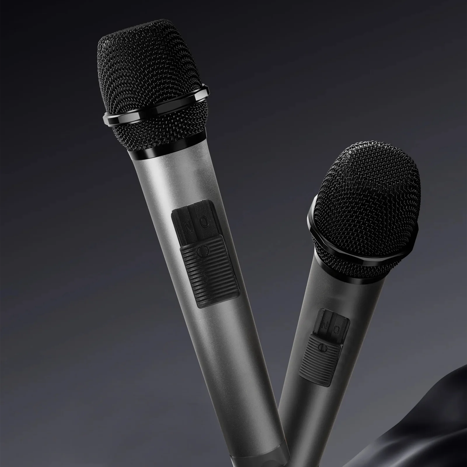 5 قطع من مفتاح الميكروفون بتصميم مدمج وخفيف الوزن لسهولة التشغيل والإيقاف في استوديو تسجيل الأداء المباشر Ktv موثوق به