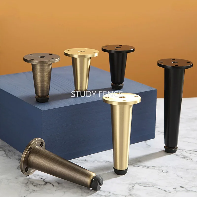 1pc Metal Support Cabinet Legs Bathroom Cabinets/cabinet Legs Sofa Support Feet Household Hardware Accessories with Screws