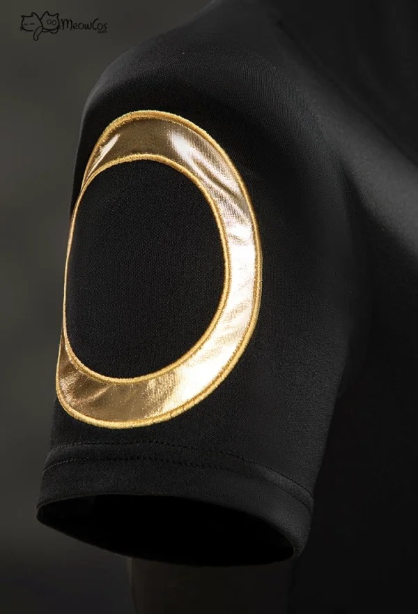 2025 المرأة ضوء القمر الثعلب رمادي داكن رومبير مقنعين ارتداءها مع الأكمام جوارب حزام وذيل زي الهالوين التأثيري