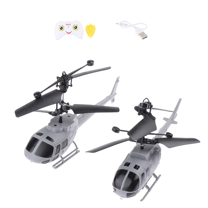 Remote Control Airplane Anti-fall Induction Aircraft USB Rechargeable Flying Helicopter Adult Kids Toys