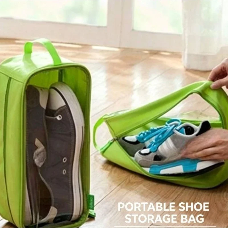 Travel Portable Waterproof Shoe Bag Home Dustproof Shoe Bag Fitness Sports Large Capacity Football Shoe Bag Storage Bag