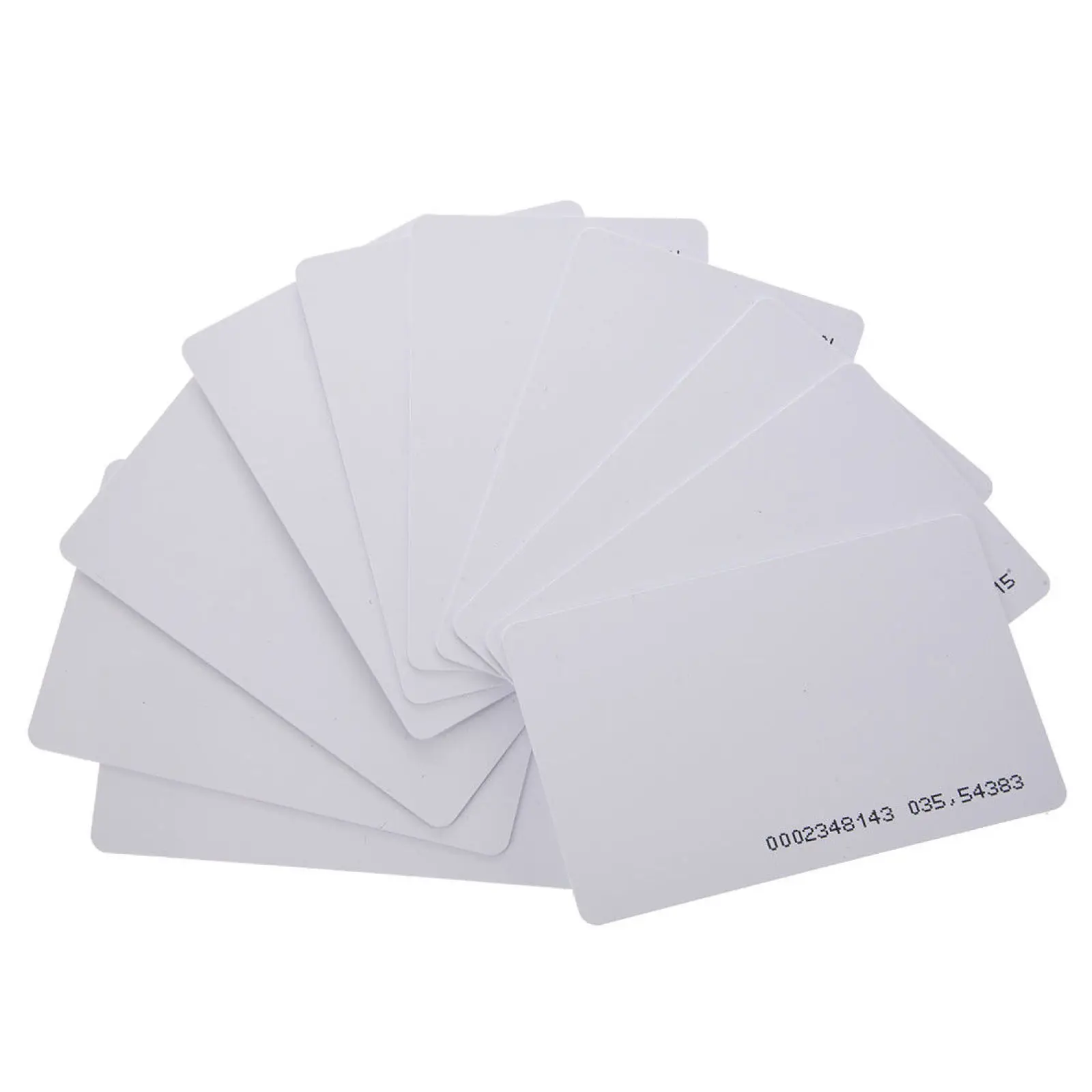 50 Pcs x RFID TK4100 Cards Door Entry Access Proximity RFID Card Programmed ID Number 125Khz Printable Access Control System