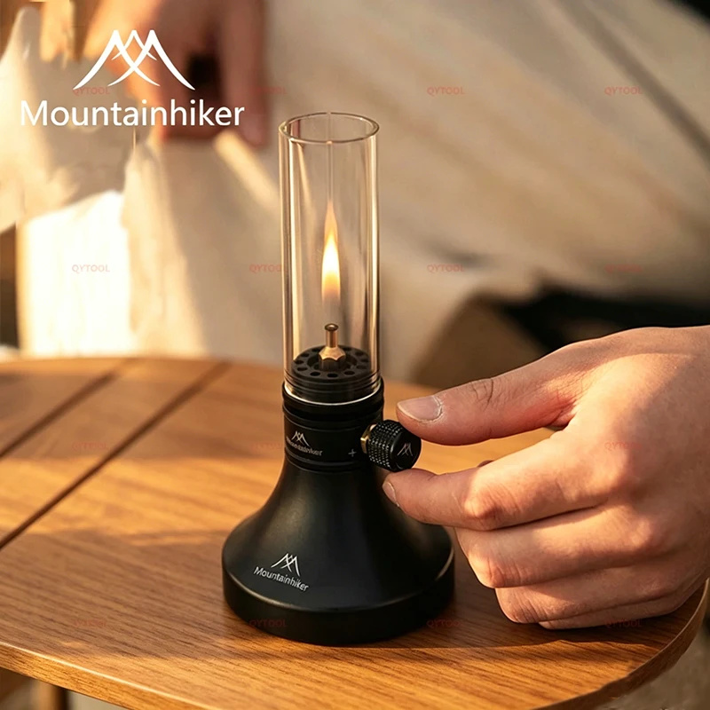 

Mountainhiker Outdoor Gas Light Set Camping Retro Decorative Ambience Light Creative Emotional Desktop Bedside Gas Light