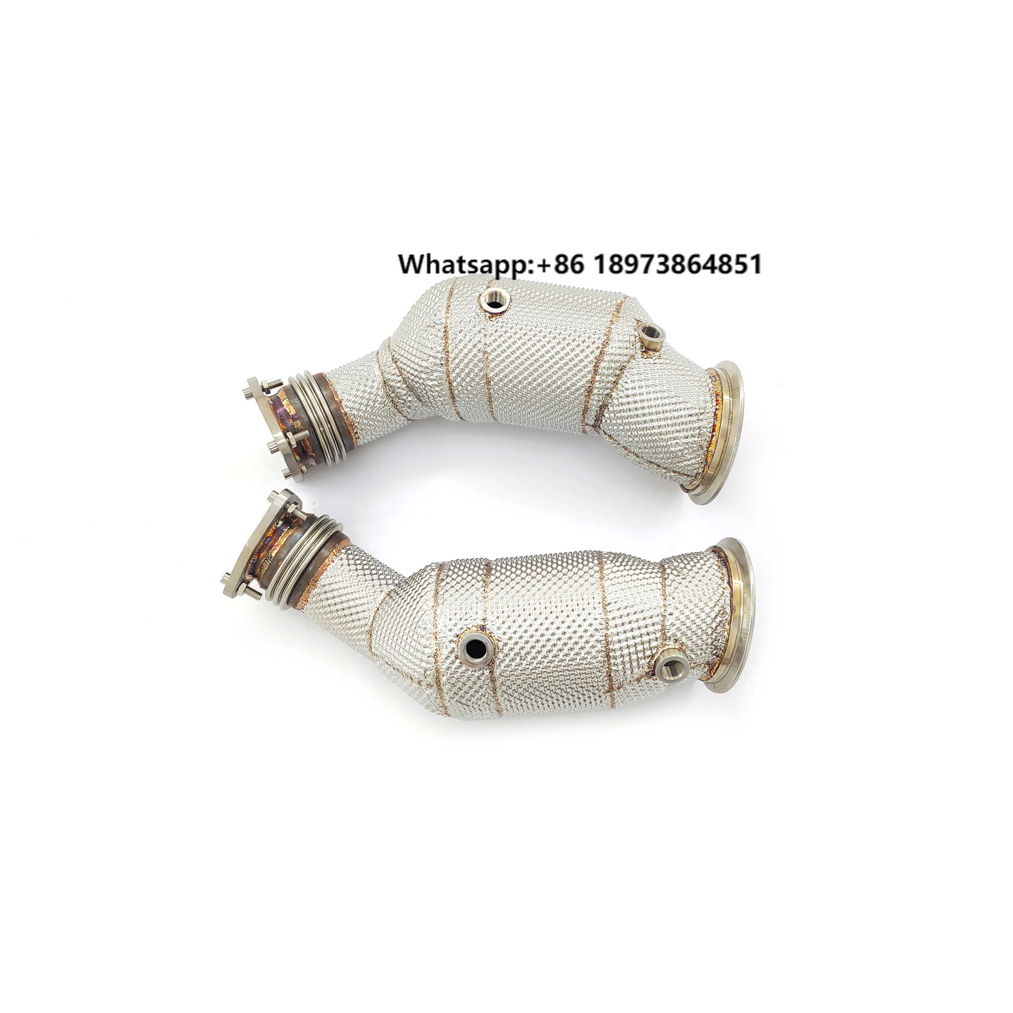 

High Flow Catted Downpipe Exhaust for Aston Martin DB11/Vantage 5.2TT V12 Catted Header Tuning Exhaust System