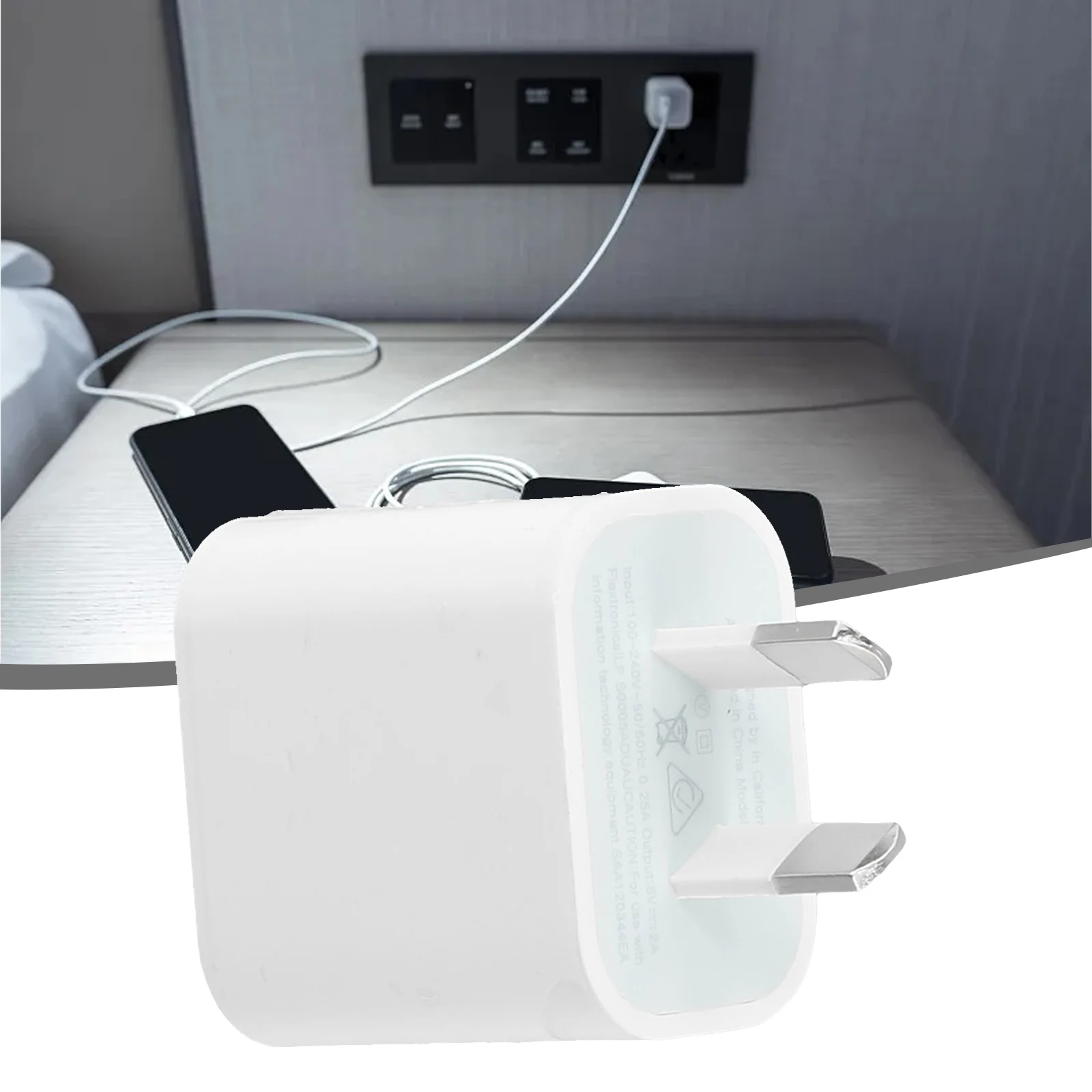 

Practical Electronics New Portable Charger USB Charger Adapter Accessory Dual USB Faster Charging Socket Standard