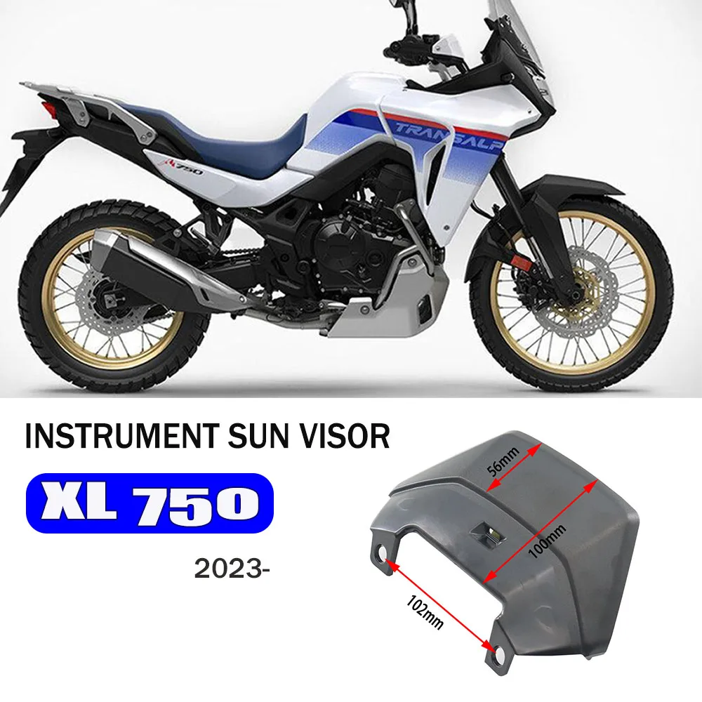 For Honda XL750 Transalp Cockpit Glare Shield Glare Shield Guard Protector 2023 XL 750 Accessories Instrument Sun Visor