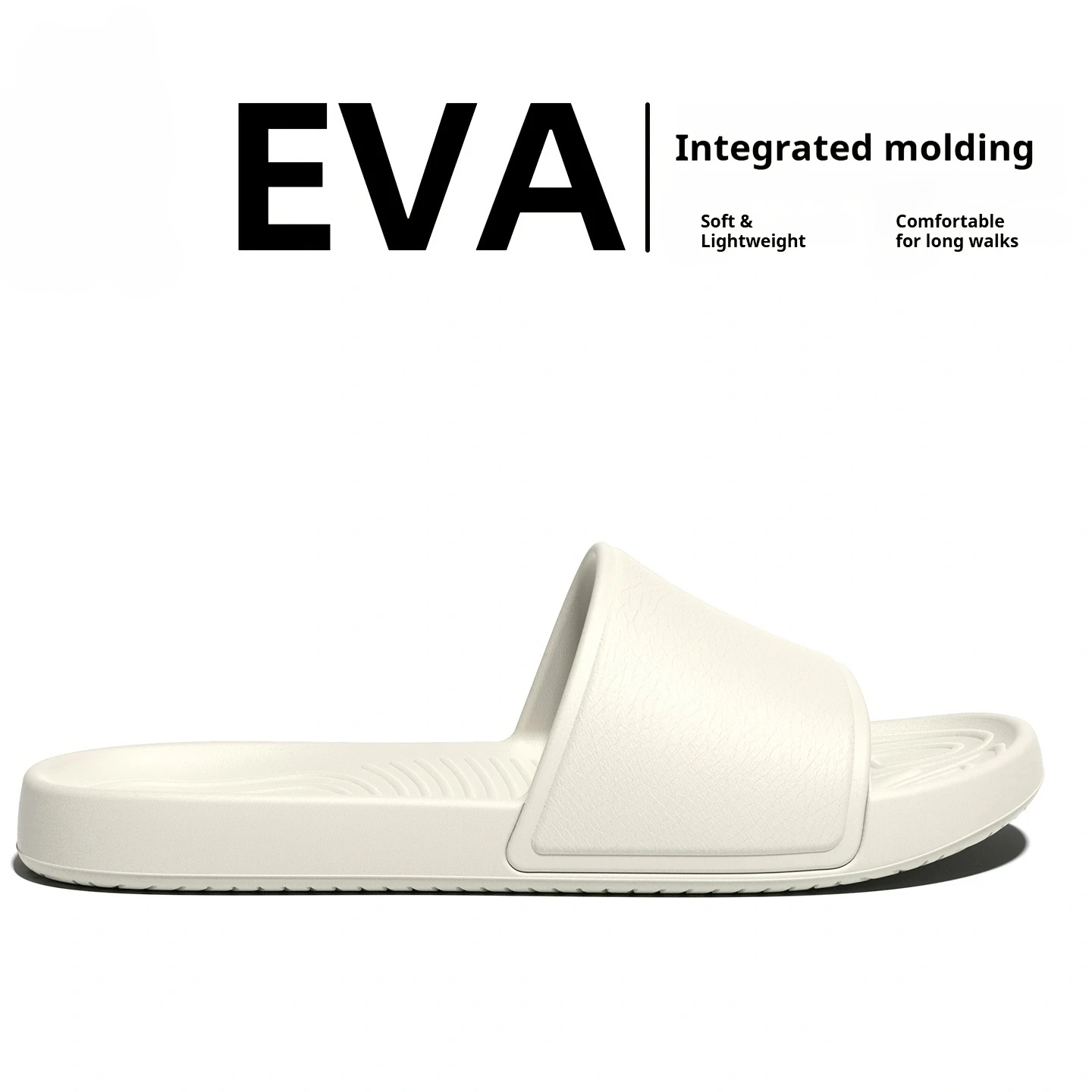 Herren-Slipper aus EVA im Integralformverfahren, weich, stoßdämpfend, rutschfest, für drinnen und den Alltag. – Detail 2